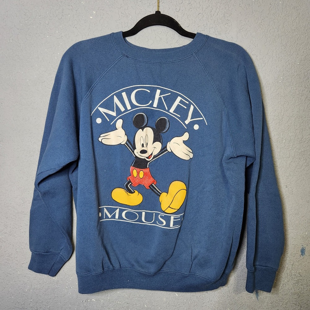 Vintage Mickey Unlimited Mickey Mouse Blue Sweatshirt Women's Large